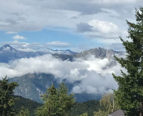 Toller Ausblick auf die südtiroler Bergwelt