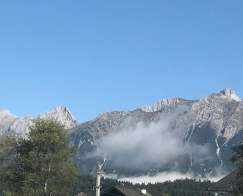 Nachmittags verzogen sich die Wolken.
