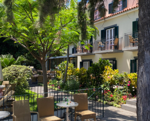 Hotel Vila Vicencia in Funchal, Madeira - der wunderbare Garten