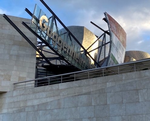 Detail: Das Guggenheim-Museum in Bilbao