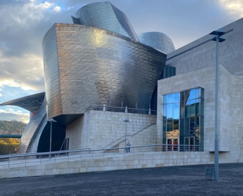 Beeindruckende Formen am Guggenheim-Museum