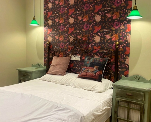 Meistens sind Hotelzimmer eher zweckmäßig. Das hier war zwar relativ klein - aber schon süß, oder?
